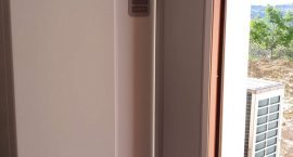 Pompa di calore NIBE Split Pack2 per impianto aerotermico integrato.