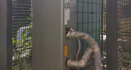 Pompa di calore per impianto aerotermico centralizzato.