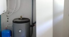 Pompa di calore per impianto aerotermico in Villino a Roma