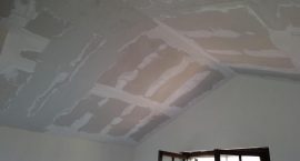 Soffitto radiante - Rivestimento pannelli in cartonegesso - Casale ristrutturato