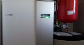 Pompa di calore NIBE F1245 per impiando idrotermico in azienda vinicola.
